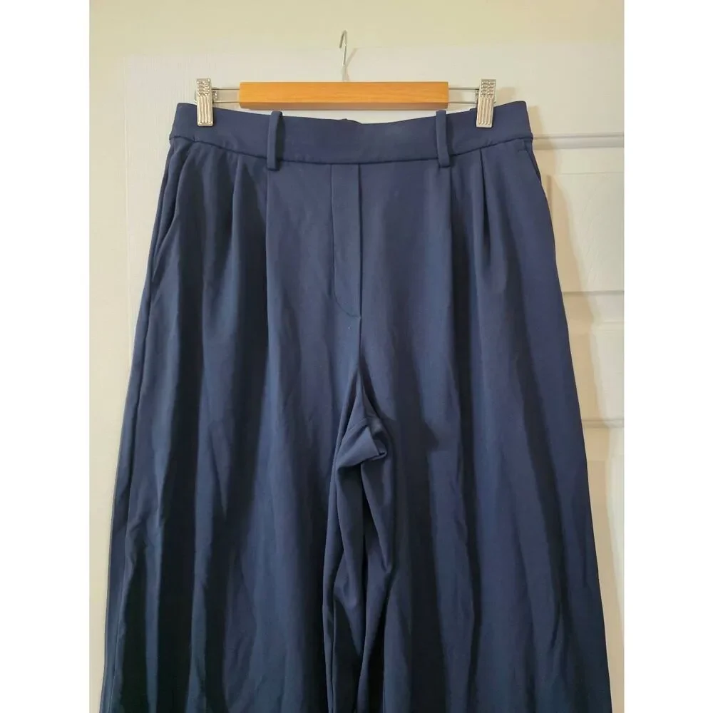 Lululemon Women's Navy Wide-Leg Pants L - Picture 2 of 8